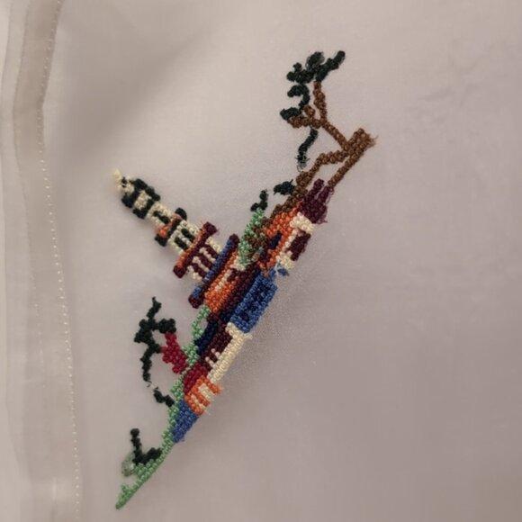 Bode NWT Sheer Pagoda Shirt Silk Linen Men's XS/S - Picture 5 of 11